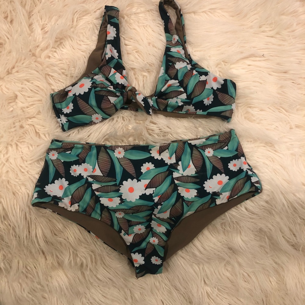 Flower high waist bikini - Picture 6 of 8